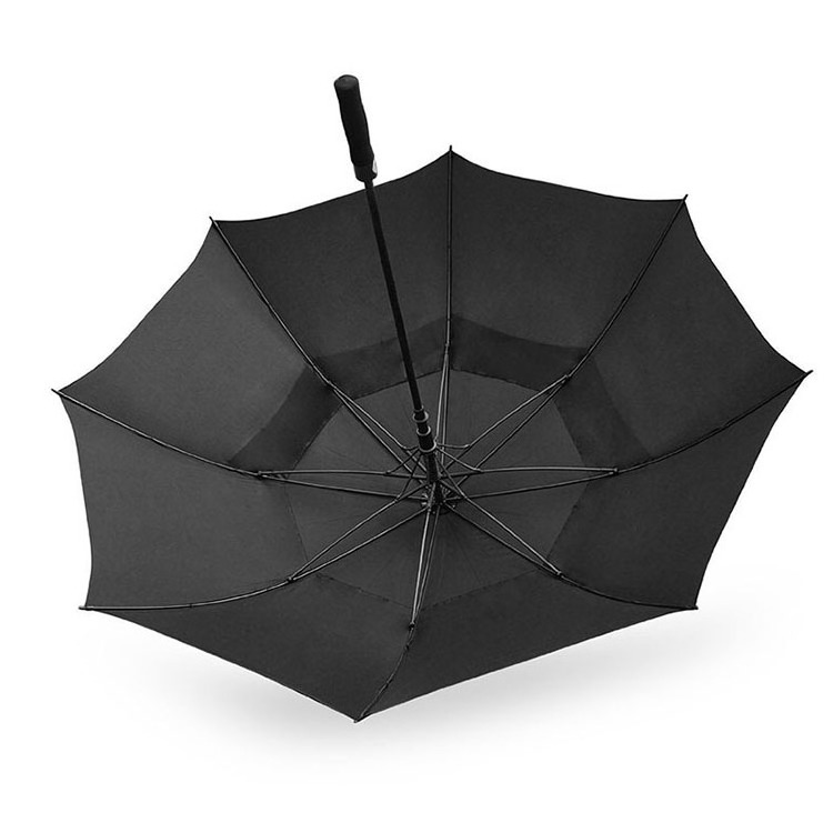 30 INCHES*8K Automatic Open Golf Umbrella Extra Large Straight Oversize Double Canopy Vented Windproof Waterproof Stick Umbrella