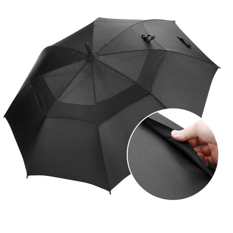 30 INCHES*8K Automatic Open Golf Umbrella Extra Large Straight Oversize Double Canopy Vented Windproof Waterproof Stick Umbrella