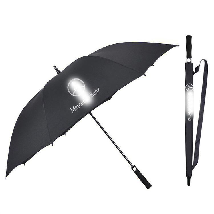 24IN*8K 3 Colors Custom Logo Self Open Stick Umbrella for Promotion Advertising Cheap Rain Umbrella Funny Golf Umbrella