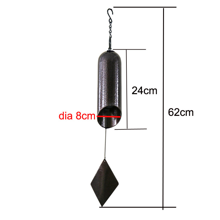 Single Tube Metal Wind Chime Bell Musical Decoration 25