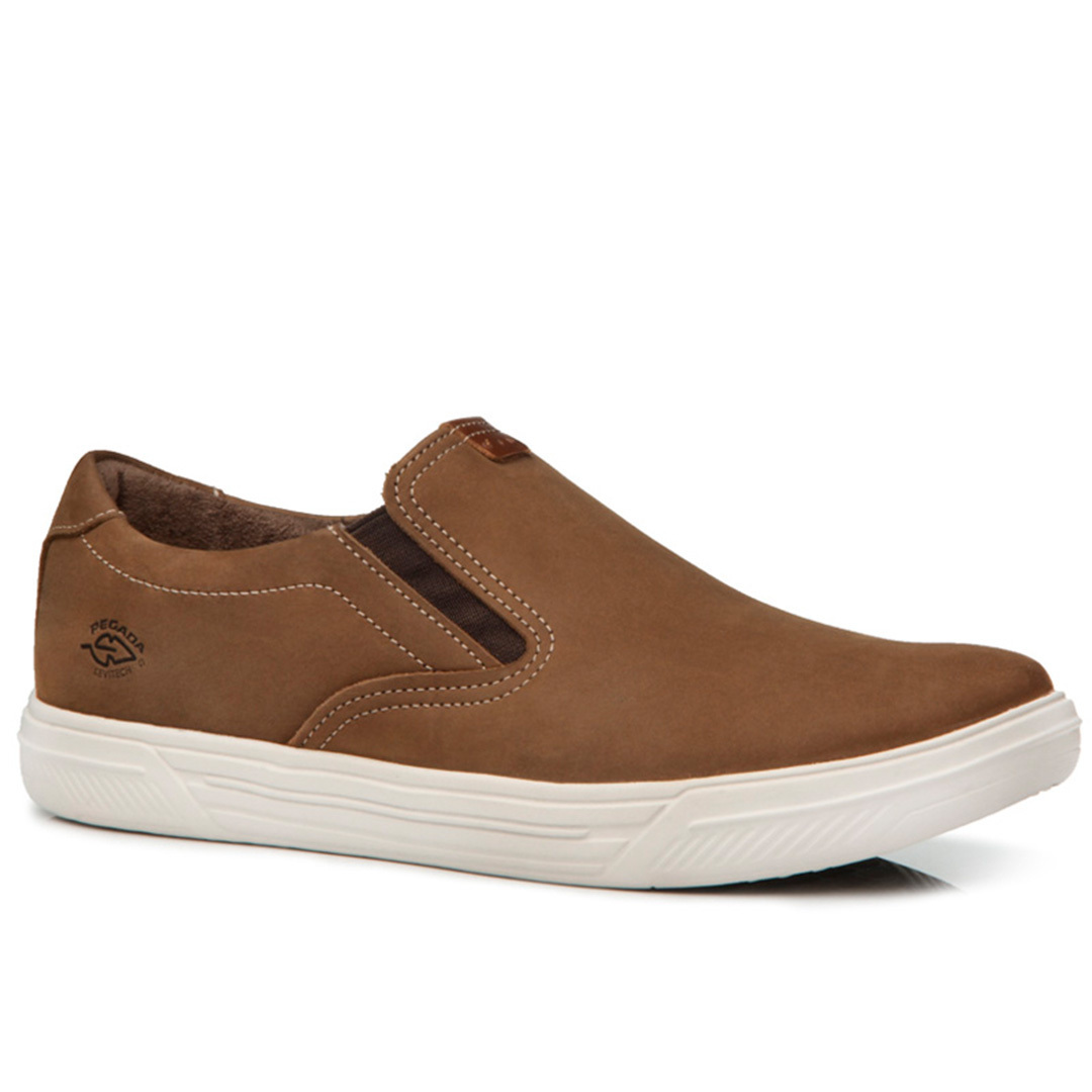 PEGADA MEN CASUAL CALLIHAM NATURE CARNATION-STRETCH TOBACCO03 - Brown Confortable and breathable man's boots tennis shoes