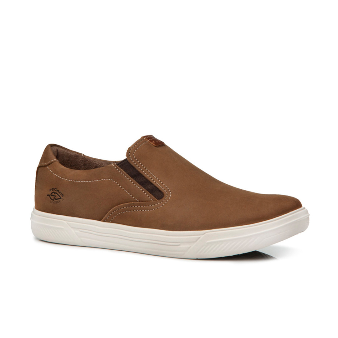 PEGADA MEN CASUAL CALLIHAM NATURE CARNATION-STRETCH TOBACCO03 - Brown Confortable and breathable man's boots tennis shoes