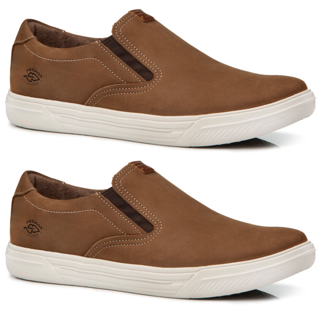 PEGADA MEN CASUAL CALLIHAM NATURE CARNATION-STRETCH TOBACCO03 - Brown Confortable and breathable man's boots tennis shoes