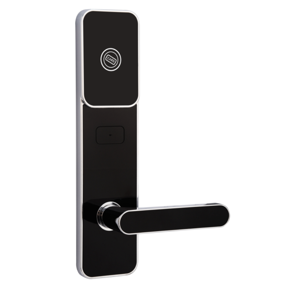 New model high quality hotel key card lock with black color and free software