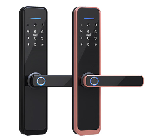 Tuya smart lock wifi remote unlock for apartment mobile App smart lock Tuya room lock