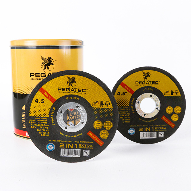 Pegatec super thin 5inch cutting off steel disc for steel and stainless steel