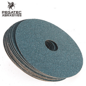 Pegatec 115mm-180mm Zirconia abrasive fiber disc for stainless steel polishing disc