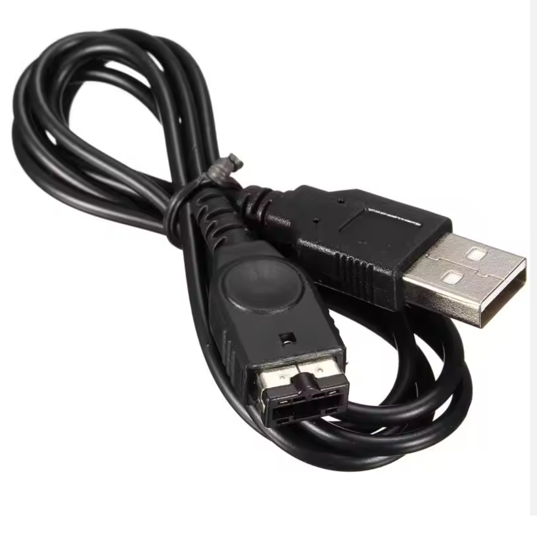 Black USB Charger Charging Charge cable Power Cord Lead For GBA SP Game Boy Advance SP DS NDS