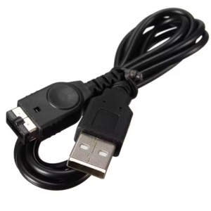 Black USB Charger Charging Charge cable Power Cord Lead For GBA SP Game Boy Advance SP DS NDS