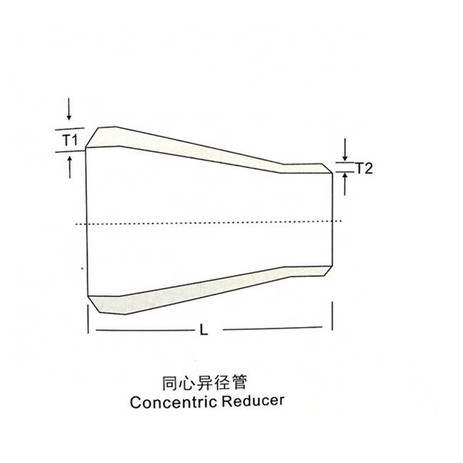 MSS SP-43 DIN2605 ASME B16.9 Seamless Welded WP347H/310S/316L/304L Stainless steel Con Reducer