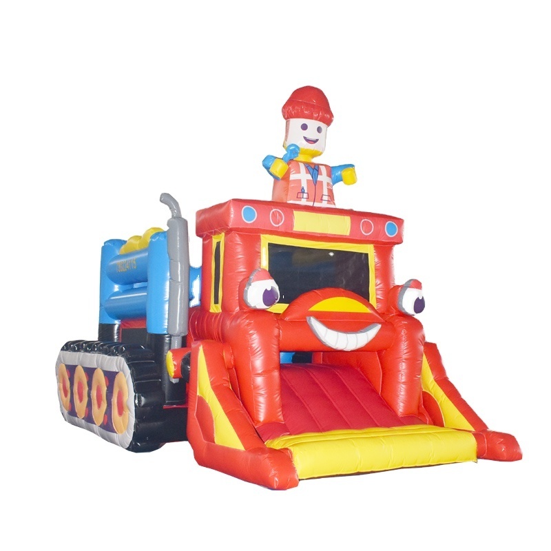 Tractor Bouncy Castle  Jumping Construction Pelota Inflable Gigante Inflatable Slide Fort Baby Jumperoo Bouncer