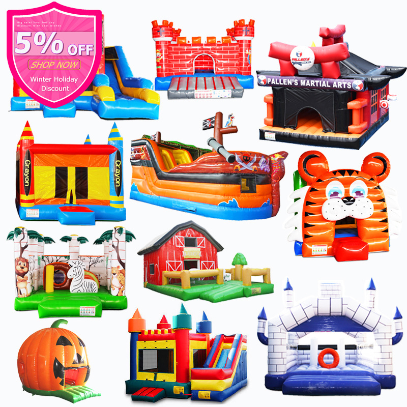 Cartoon Character Jumping Castles Inflatable Bouncy Castle Giant White Custom Bounce Slide Ball Pit For Kids Adults