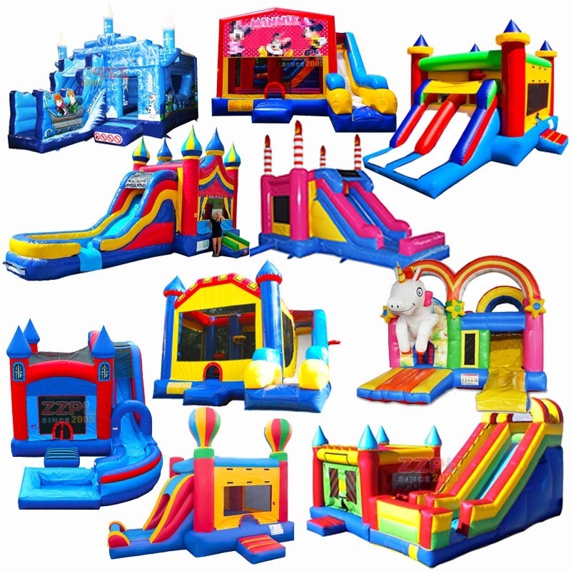 Bounce House For Girls Swimming Jumping Castle Inflatable Bouncer Club Material Night Fire Truck Sand Bags Super Mario