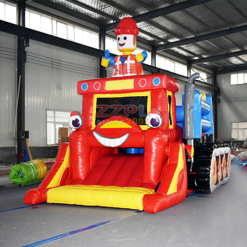 Tractor Bouncy Castle  Jumping Construction Pelota Inflable Gigante Inflatable Slide Fort Baby Jumperoo Bouncer