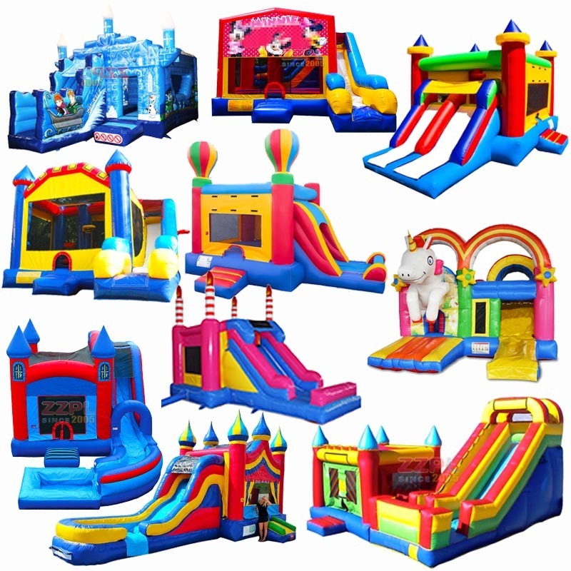 Bounce House For Girls Swimming Jumping Castle Inflatable Bouncer Club Material Night Fire Truck Sand Bags Super Mario