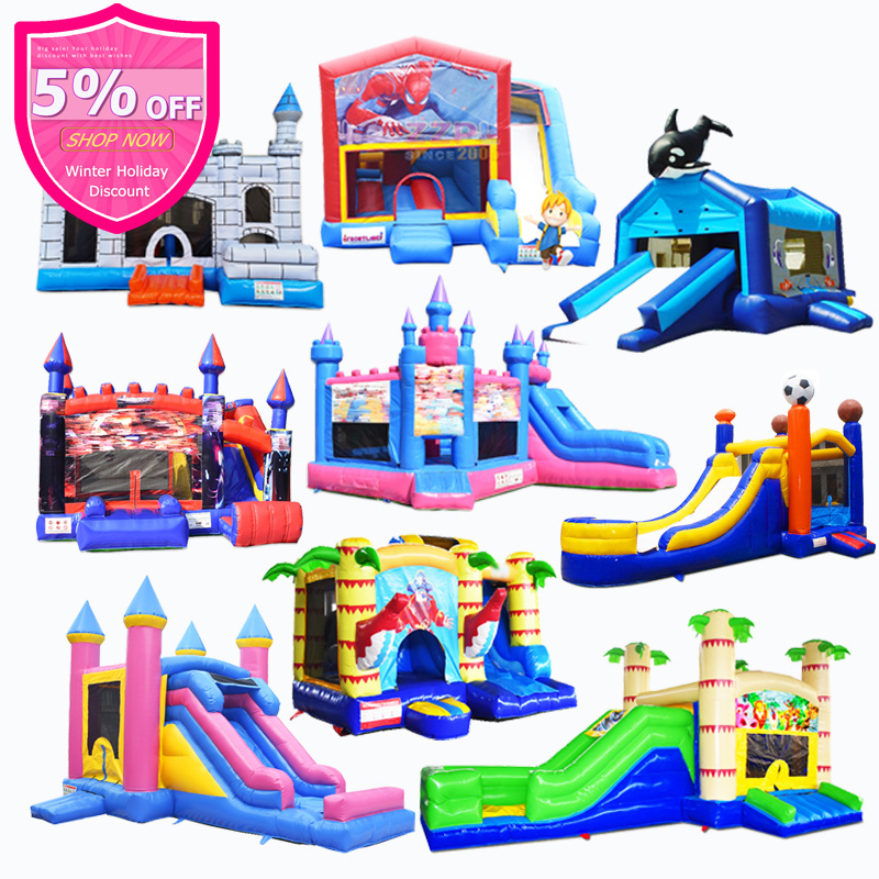 Cartoon Character Jumping Castles Inflatable Bouncy Castle Giant White Custom Bounce Slide Ball Pit For Kids Adults