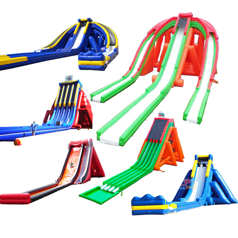 22Ft Screamer Inflatable Slide Combo Water Fast Shipping Children Toy Slides Big Kahuna For Sale Fairground Obstacle