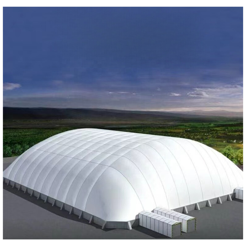 Customizable Large Size Architectural Membrane Inflatable Sports Dome For Swimming Pool Tennis Paddle Soccer Event