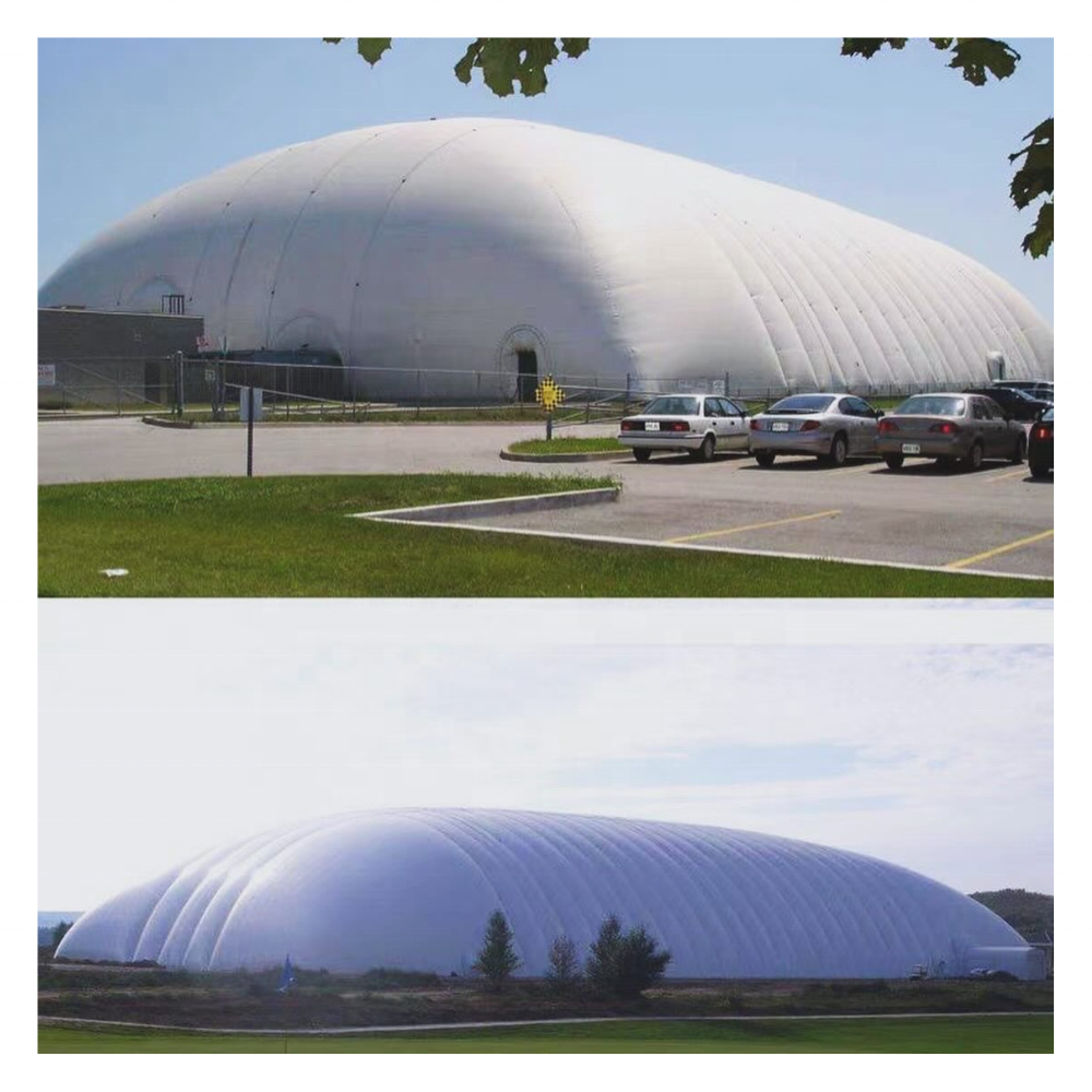 Customizable Large Size Architectural Membrane Inflatable Sports Dome For Swimming Pool Tennis Paddle Soccer Event