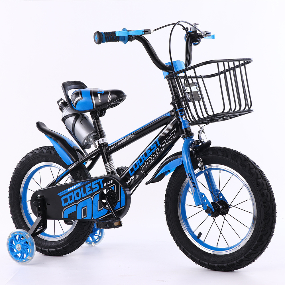 Girls Boys kids bike 14 16 18 inch with Training wheels bicycle basket for more than 3 years old