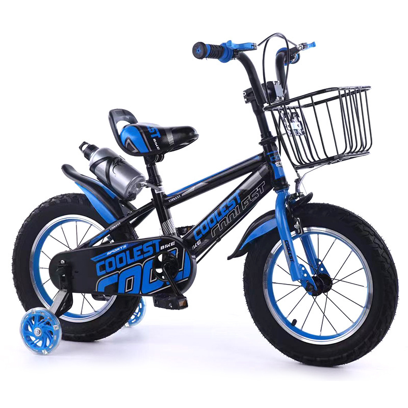 Girls Boys kids bike 14 16 18 inch with Training wheels bicycle basket for more than 3 years old