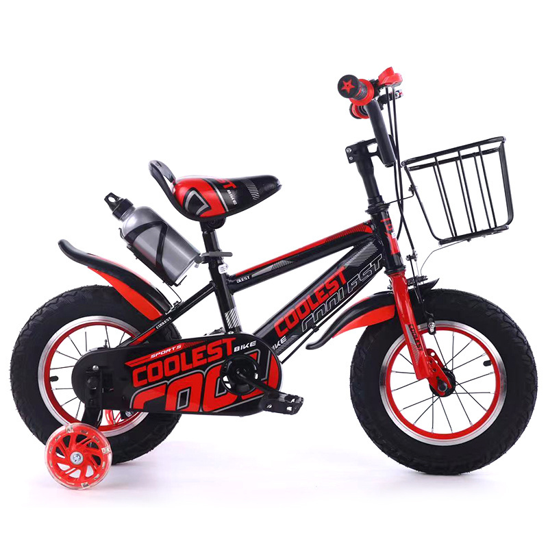 Girls Boys kids bike 14 16 18 inch with Training wheels bicycle basket for more than 3 years old