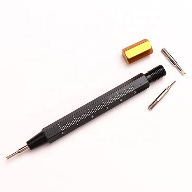 Wholesale Black Double headed Stainless Steel Watch Link Remover Repair Kit Watch Strap Spring Bar Tool