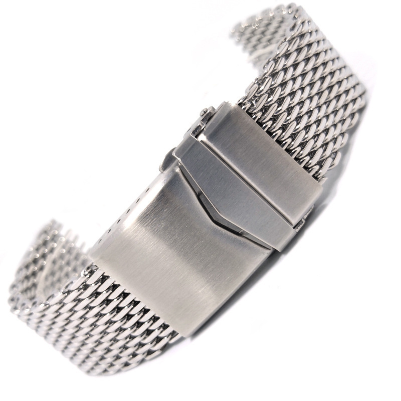 Luxury Fashion 18mm 20mm 22mm Watch Strap Stainless Steel Solid Metal MESH Watch Bands