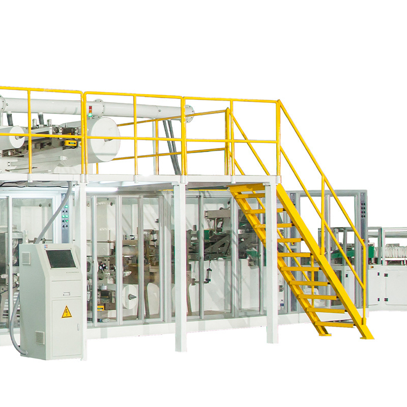 Semi Automatic Small Mini Adult Diaper Manufacturing And Packing Machine Plant