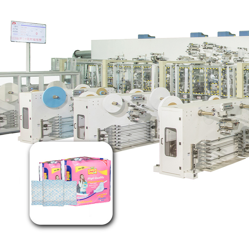 PEIXIN Hot selling professional sanitary napkin pads making machine/sanitary pads machine