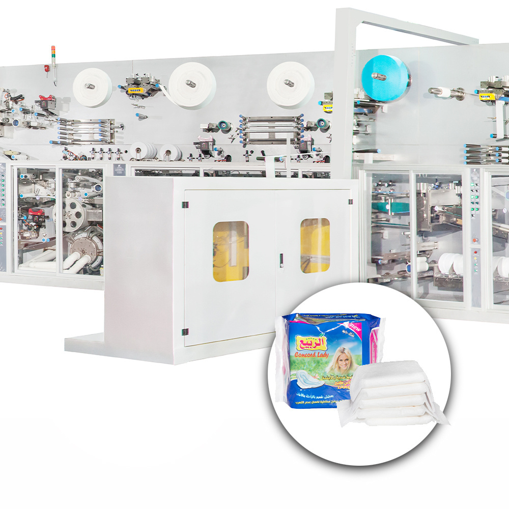 Peixin Manufacture China Low Cost Ultrasonic Sanitary Napkin Pad Making Machine For Napkin Producing