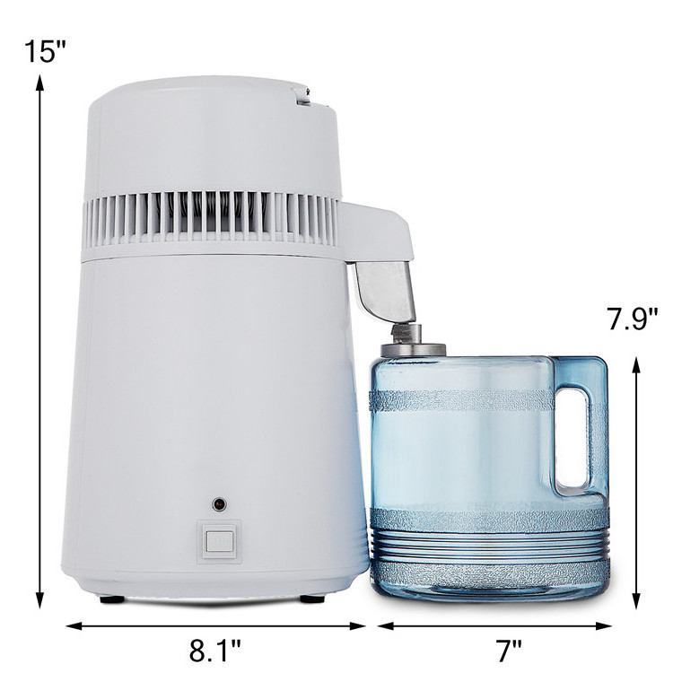 Stainless Steel 4L Distilled Water Making Machine Medical Water Distiller