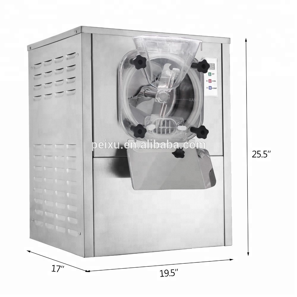 Commercial Hard Ice Cream Machine 20L/h Stainless Steel Ice Cream Maker