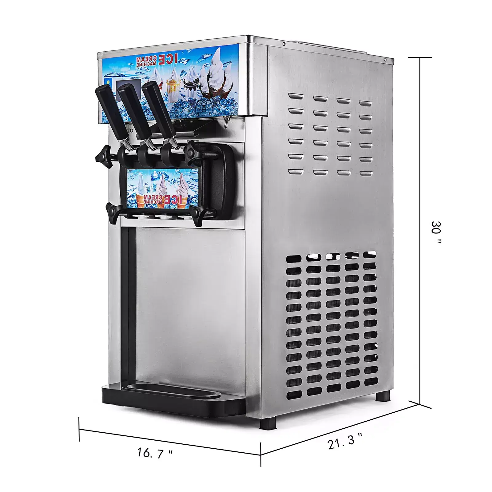 PEIXU 2022 Promotion hard ice cream machine commercial softy ice cream machine parts Affordable