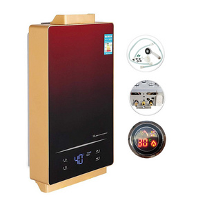 High efficiency 12L LED Display Bathroom Water Heater China gas water heater Wholesale price