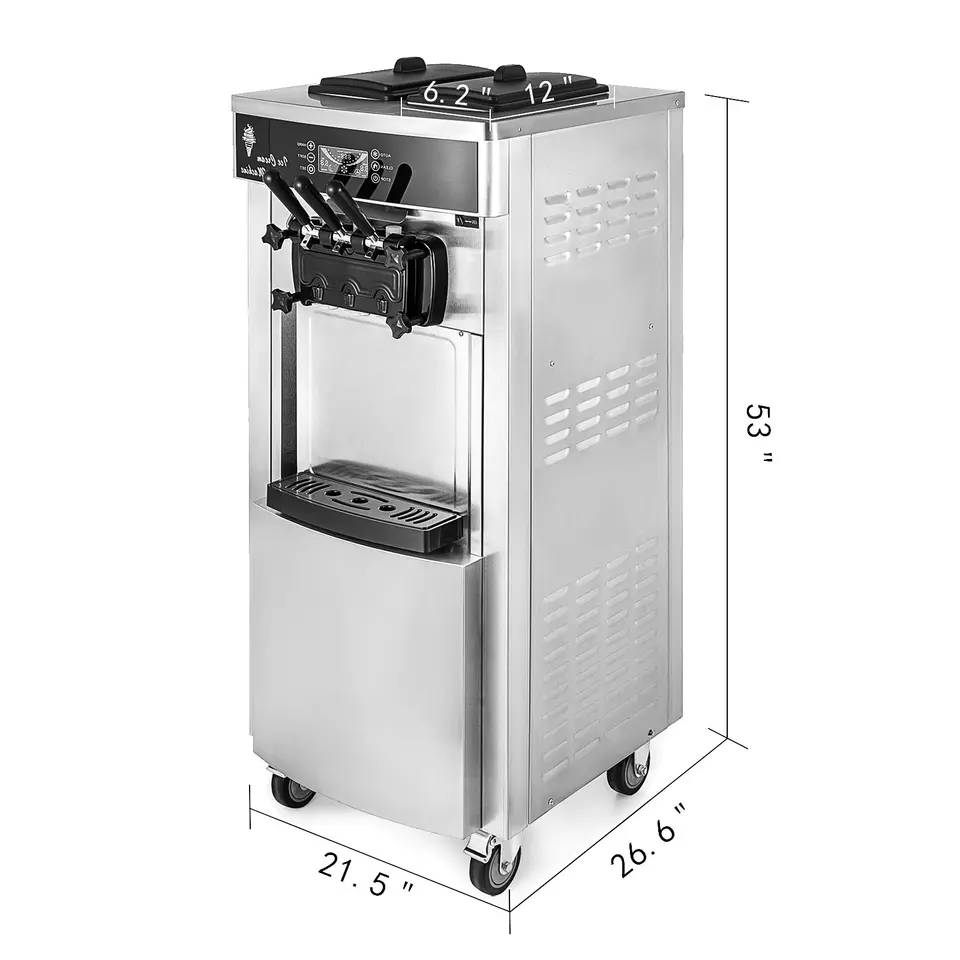 Promotion soft serve ice cream machine ice cream machine maker soft ice cream machine commercial