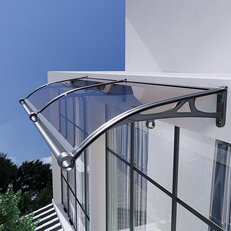 Outdoor Retractable Sunshade Polycarbonate Awning Bracket Canopy Awning For Carport door canopy