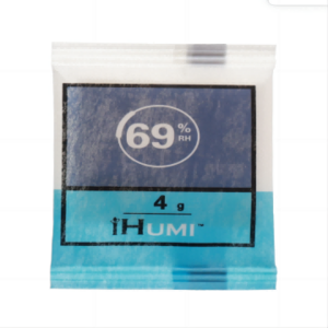 iHumi 2-Way Cigar Humidor Packets 69% RH Humidity Packs Cigar Humidity Control for distributors growers,Size 4gr