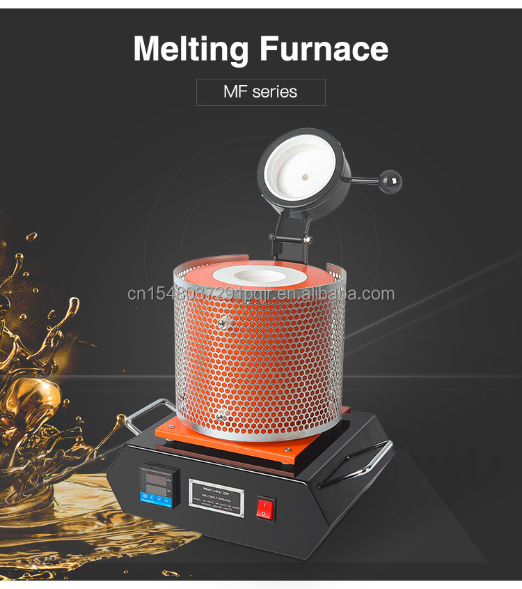 CE Electric Jewelry Melting Furnace 1KG/2KG/3KG, Aluminum, Copper, Gold, Lead, Silver, Induction Melting Oven Furnace