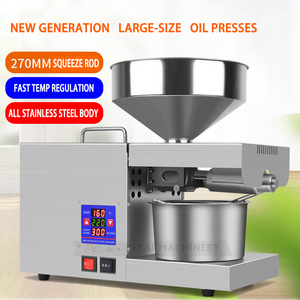 New K38 Commercial Oil Press 1200W Large Motor Strengthen Pressing Rod Cold Hot Oil Press Machine Peanut Olive Oil Extractor