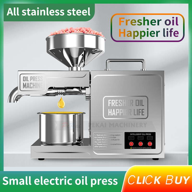 Hot sale Home Use Black Castor Rapeseed Hazelnut Oil Extraction Machine Black Cumin Copra Oil Press Machine