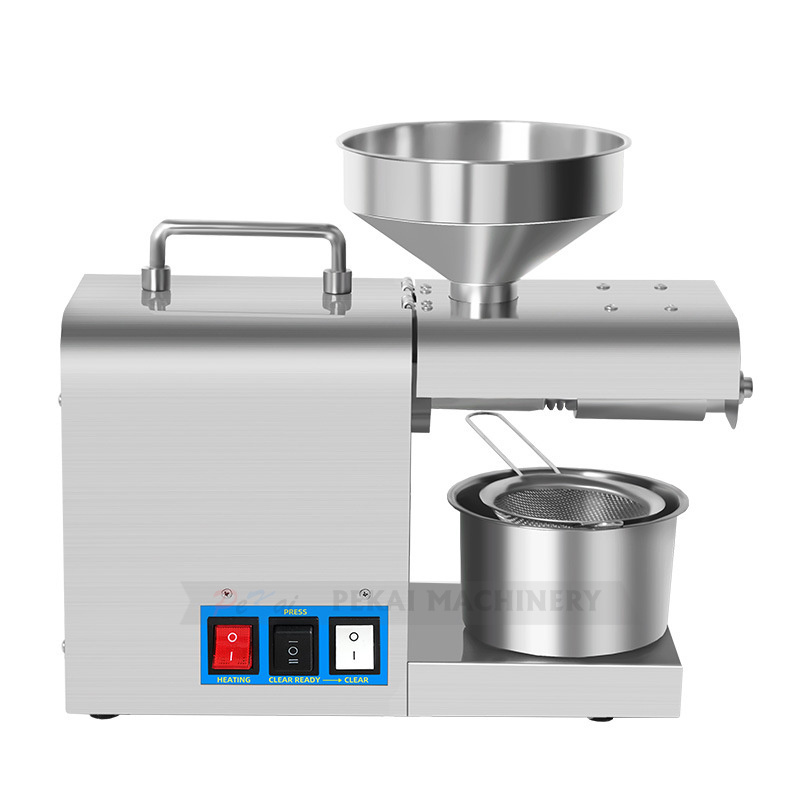 Household Oil Press RG-311 Strong Power 820W High Extraction Sesame Flax Seed Peanut Cold Press Oil Machine