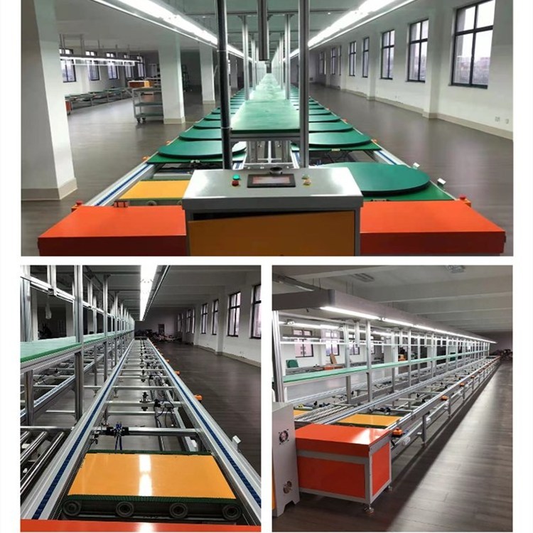 Customized Speed chain conveyor for air SKD/CKD assembly line production line of air conditioner production line pallet conveyor