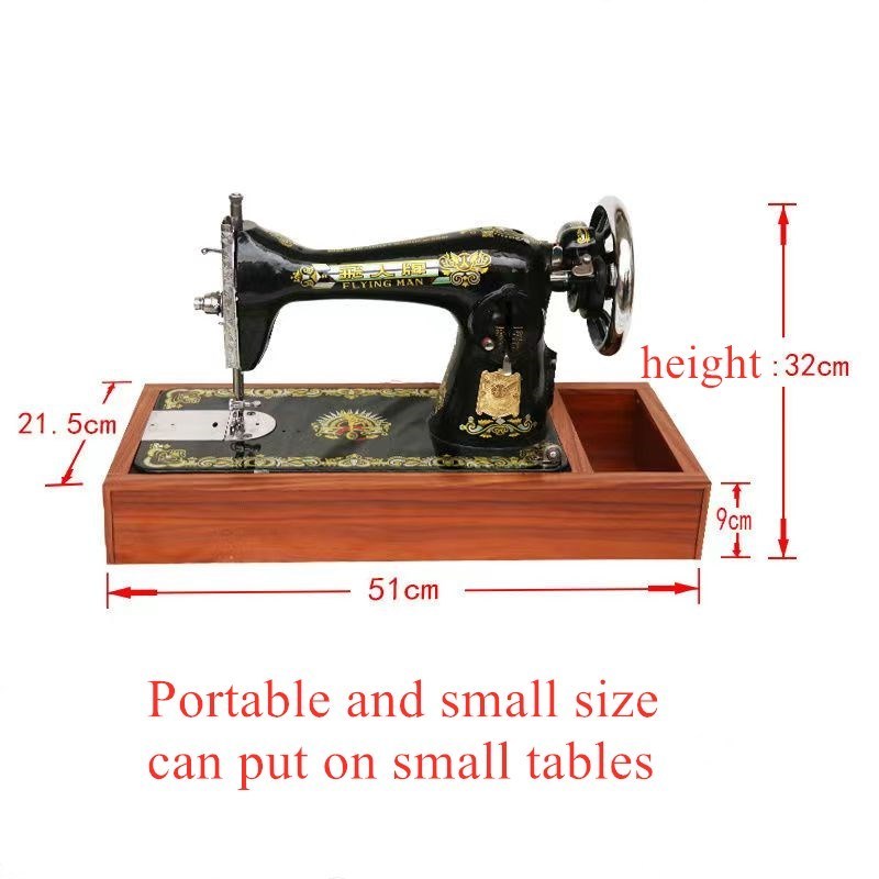 High Quality Vintage Old Style Household mini Sewing Machine Manual Sewing Machine portable sewing machine