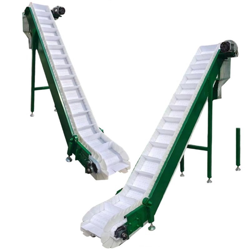 belt climbing conveyor vegetable fruit incline Climbing Inclined conveyor Belt conveyor industry price bucket elevator food