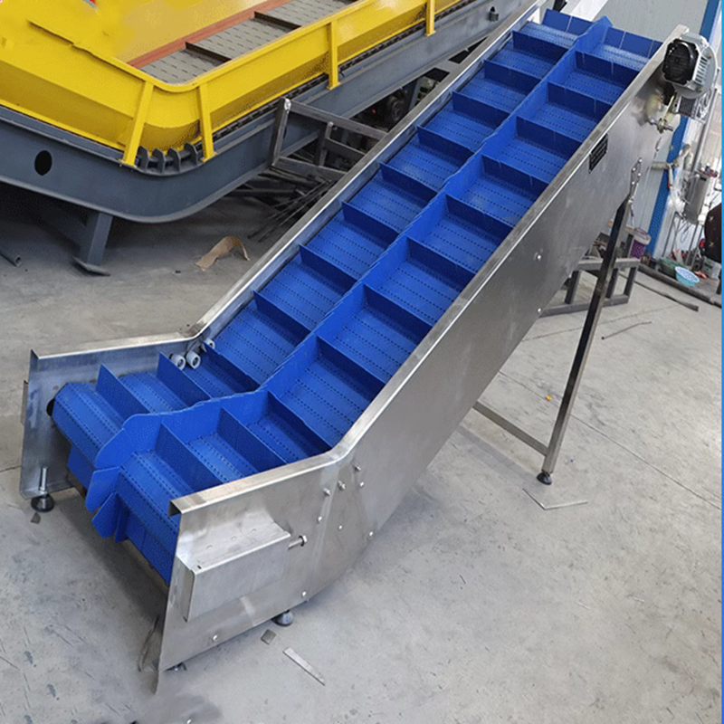 belt climbing conveyor vegetable fruit incline Climbing Inclined conveyor Belt conveyor industry price bucket elevator food