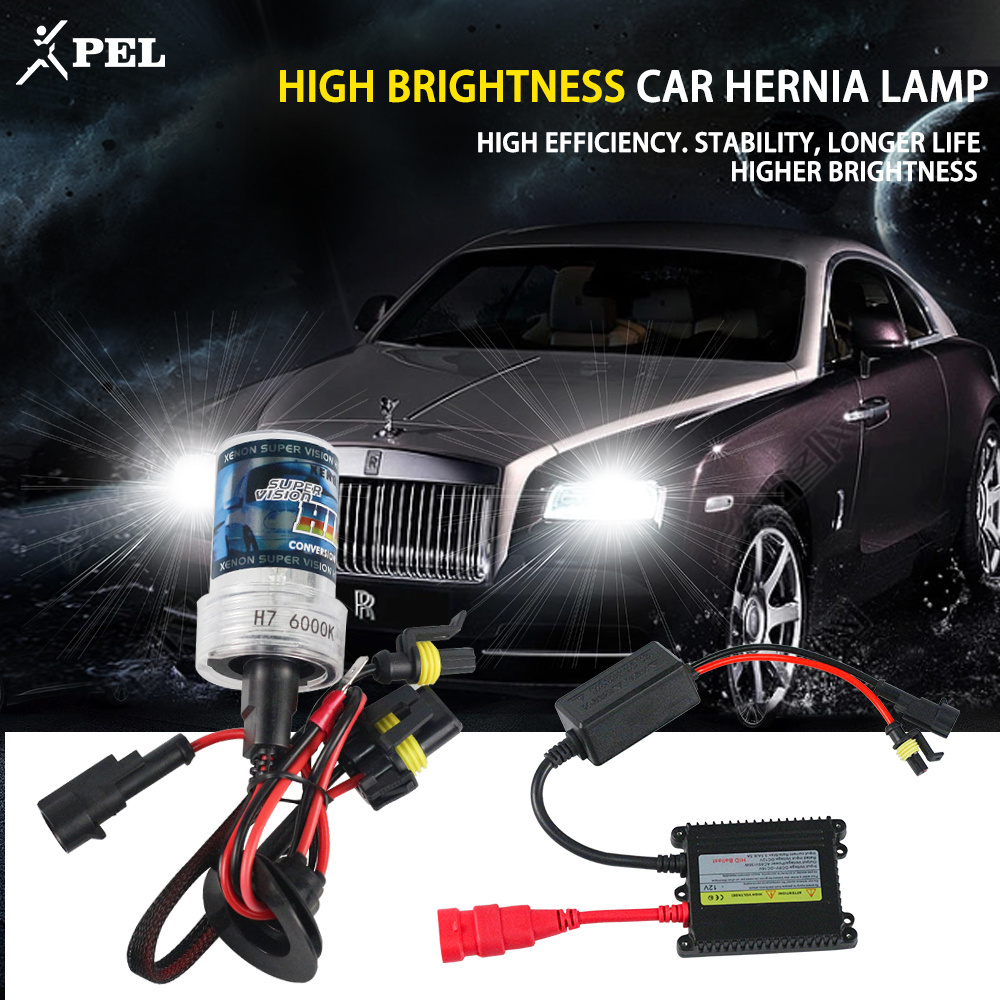 PEL Hot sell Car HID Xenon Light H4 H11 H7 900 5 9006 Xenon light 35W 55W 6000K 8000K Car Hid Xenon Kit H4