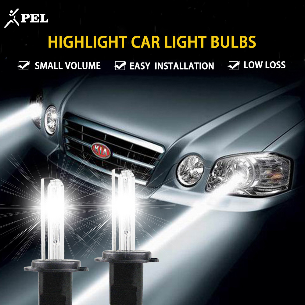 PEL HID Headlight Bulbs 35W 55W HID Xenon Light Bulb H1 H3 H7 H11 9005 9006 12V Auto Car Headlight Lamp 3000K 4300K 6000K 8000K