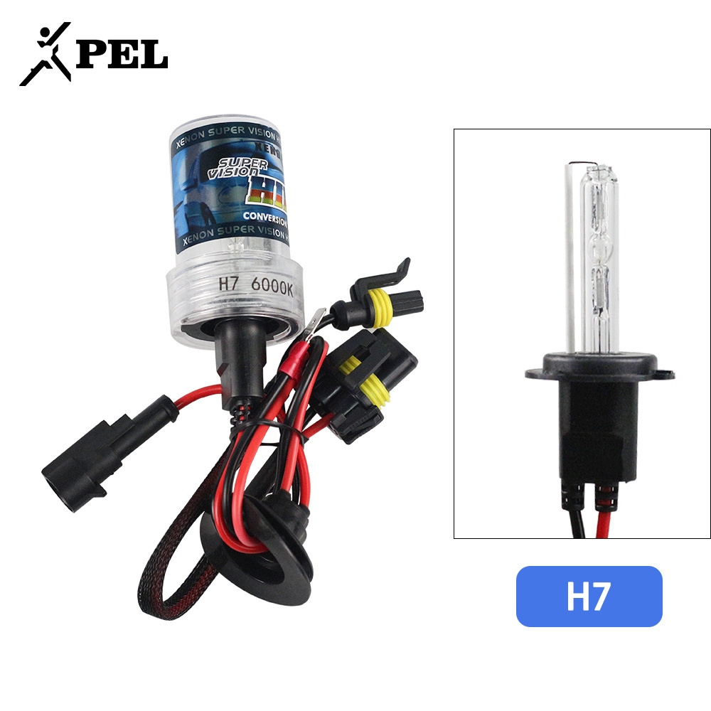 PEL HID Headlight Bulbs 35W 55W HID Xenon Light Bulb H1 H3 H7 H11 9005 9006 12V Auto Car Headlight Lamp 3000K 4300K 6000K 8000K