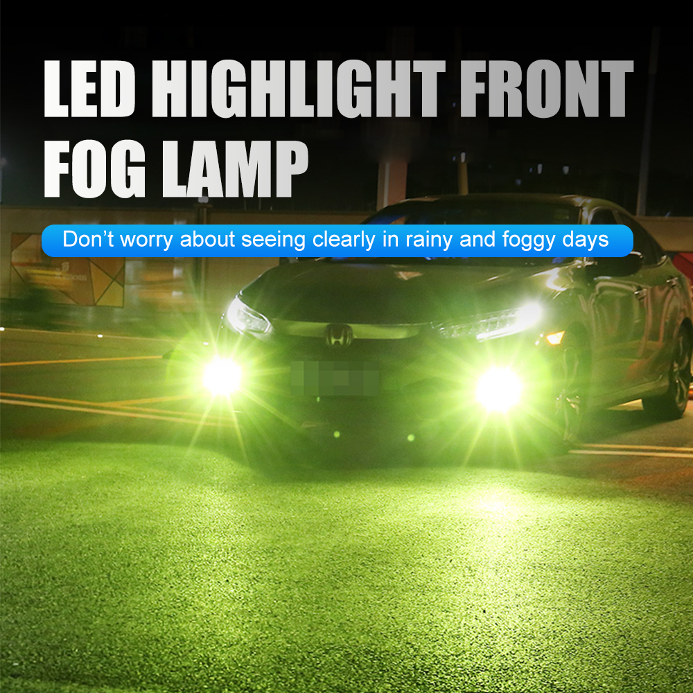 PEL Auto led Fog Driving Lights 5.5W H4 H7 H8 H11 Led Headlight Bulb 3030 24SMD Car Led Fog Lights